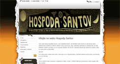 Desktop Screenshot of hospodasantov.cz