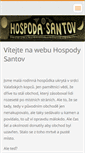 Mobile Screenshot of hospodasantov.cz