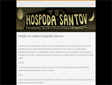 Tablet Screenshot of hospodasantov.cz